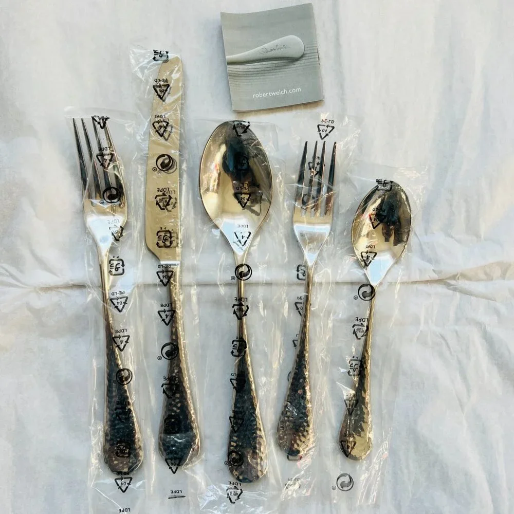 Bundle & Save. Williams Sonoma Robert Welch Whitby Flatware Sets Dishwasher safe - Picture 2 of 2